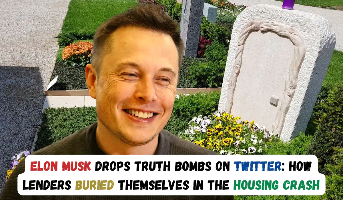 Elon Musk on Housing Bubble
