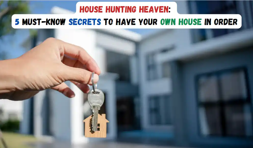 Have your own house in order